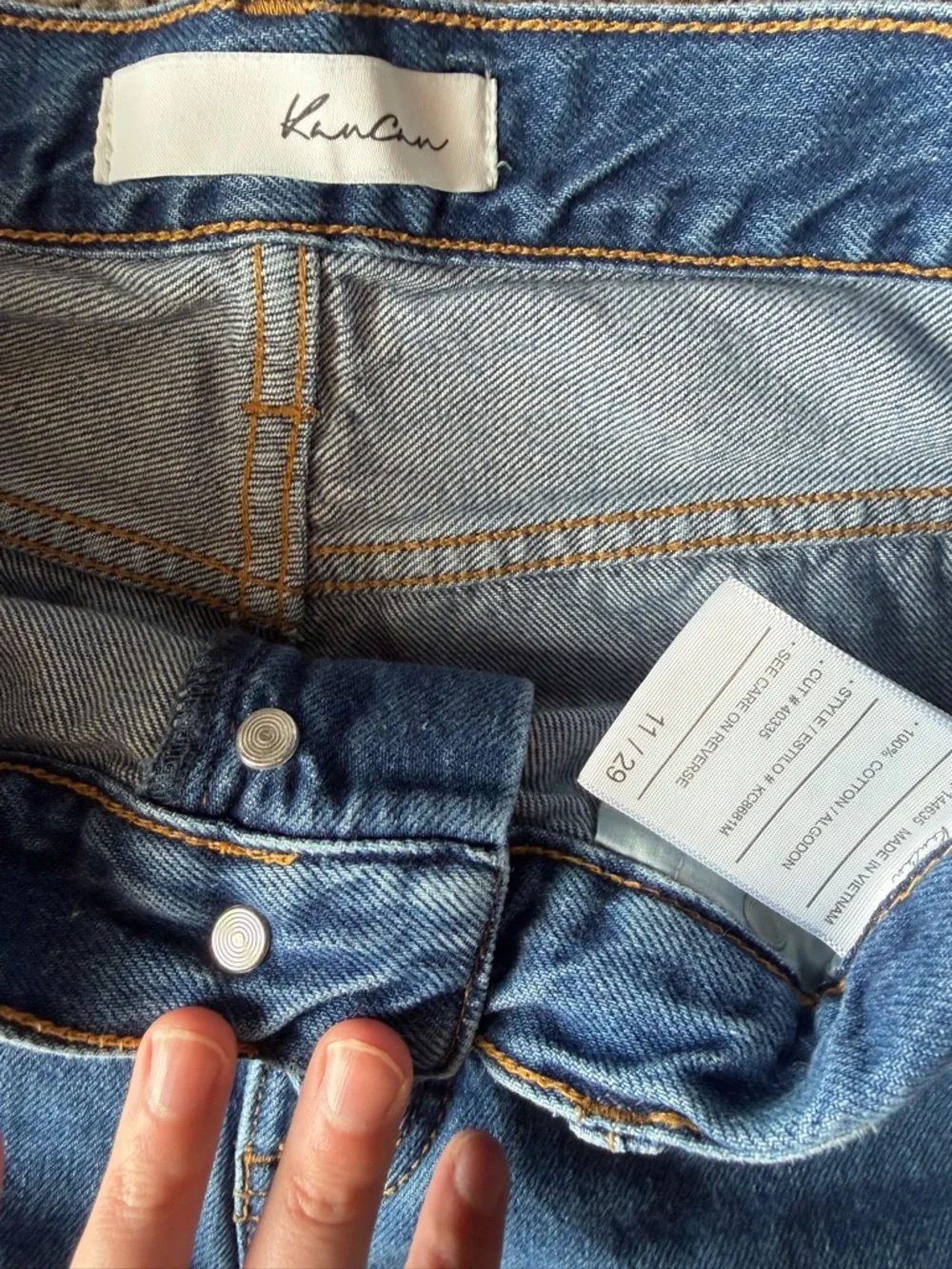 KanCan Blue Distressed Flare Jeans - Picture 3 of 3
